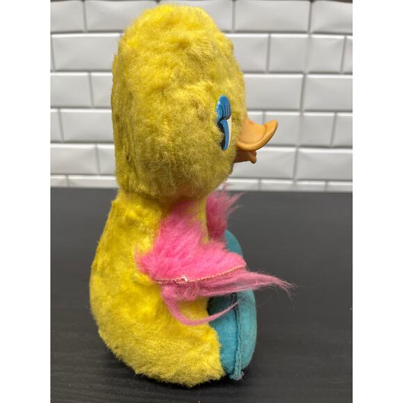 Vintage Rubber Face / Beak Duck Plush Toy Gund Creation - Picture 4 of 7